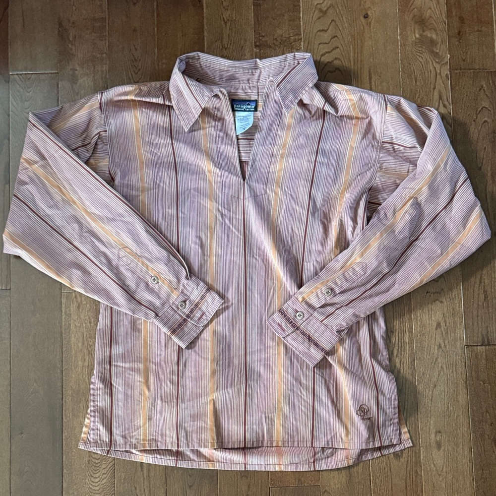 Vintage Patagonia X Rhythm Organic Cotton Striped Shirt